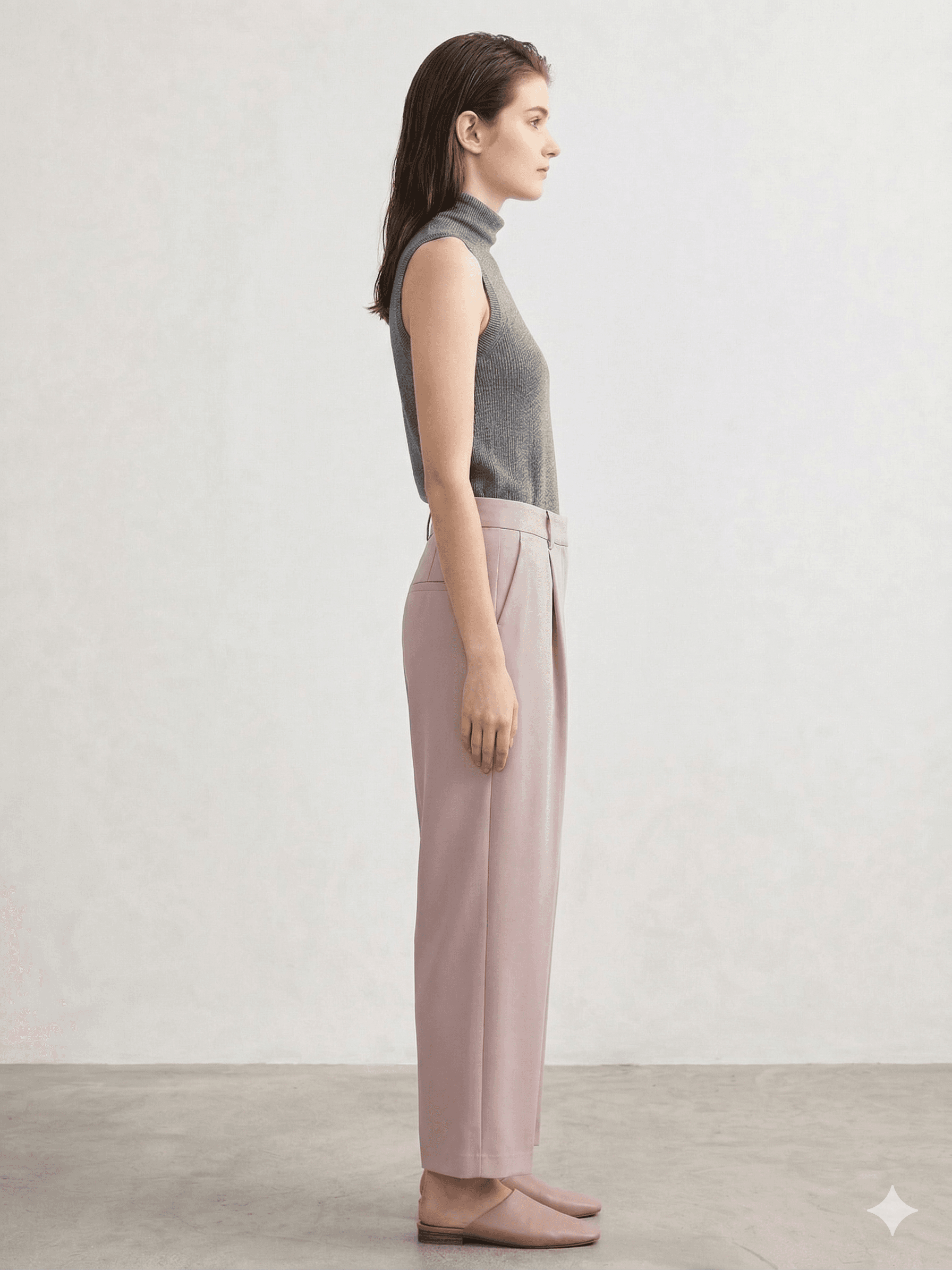 Top Sin Mangas Cuello Alto 3