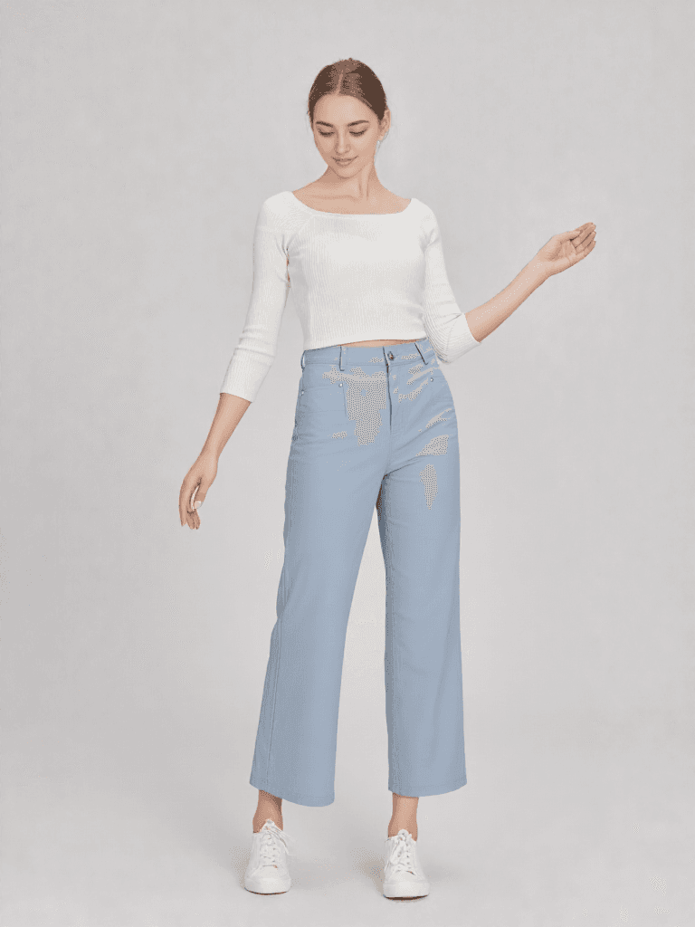 Pantalón Acampanado Fluido 1