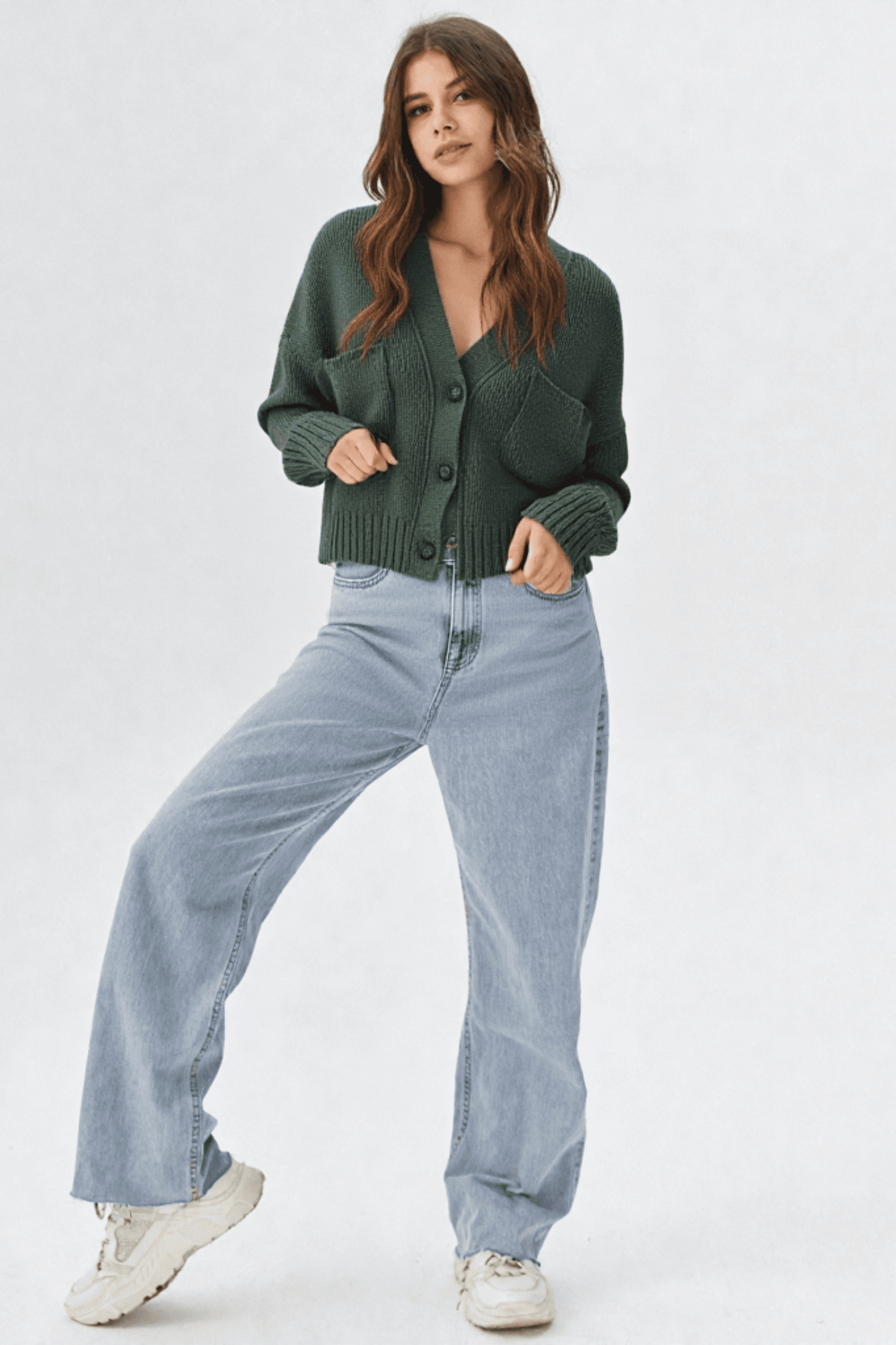 Cárdigan Oversize Punto Grueso 1