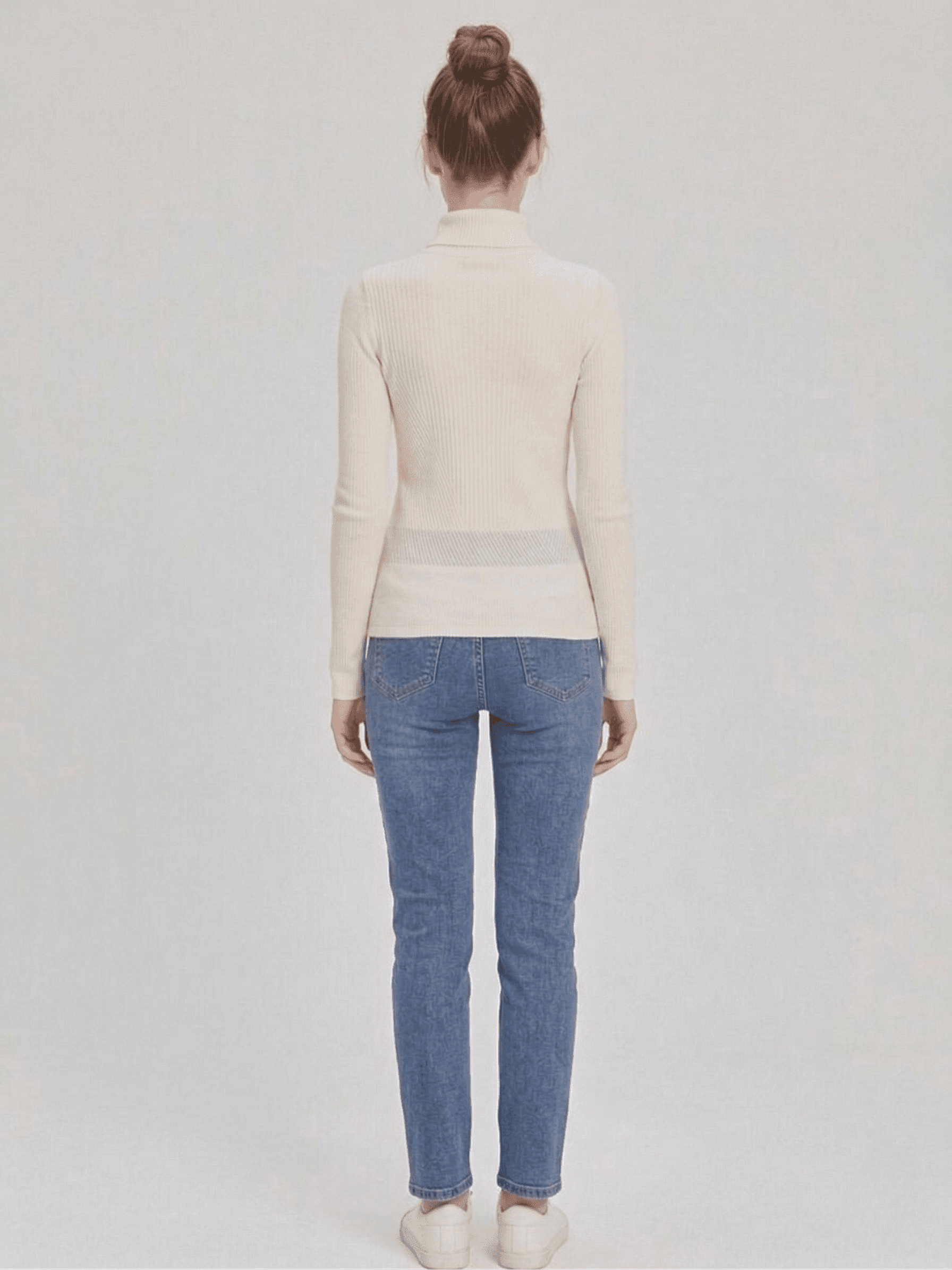 Blusa Manga Larga Cuello Cisne 4