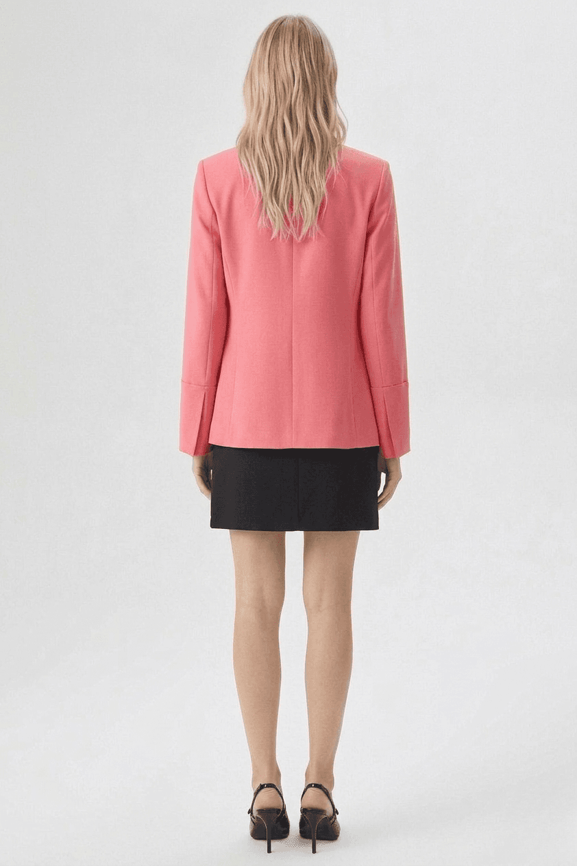 Blazer Fluido Primavera de Botón Único 4