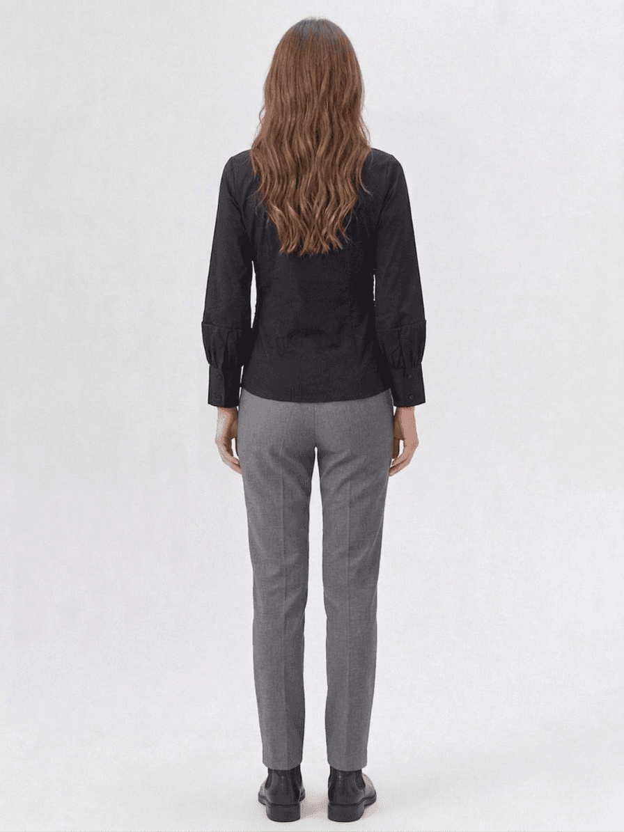 Camisa Entallada Estilo Minimal 4