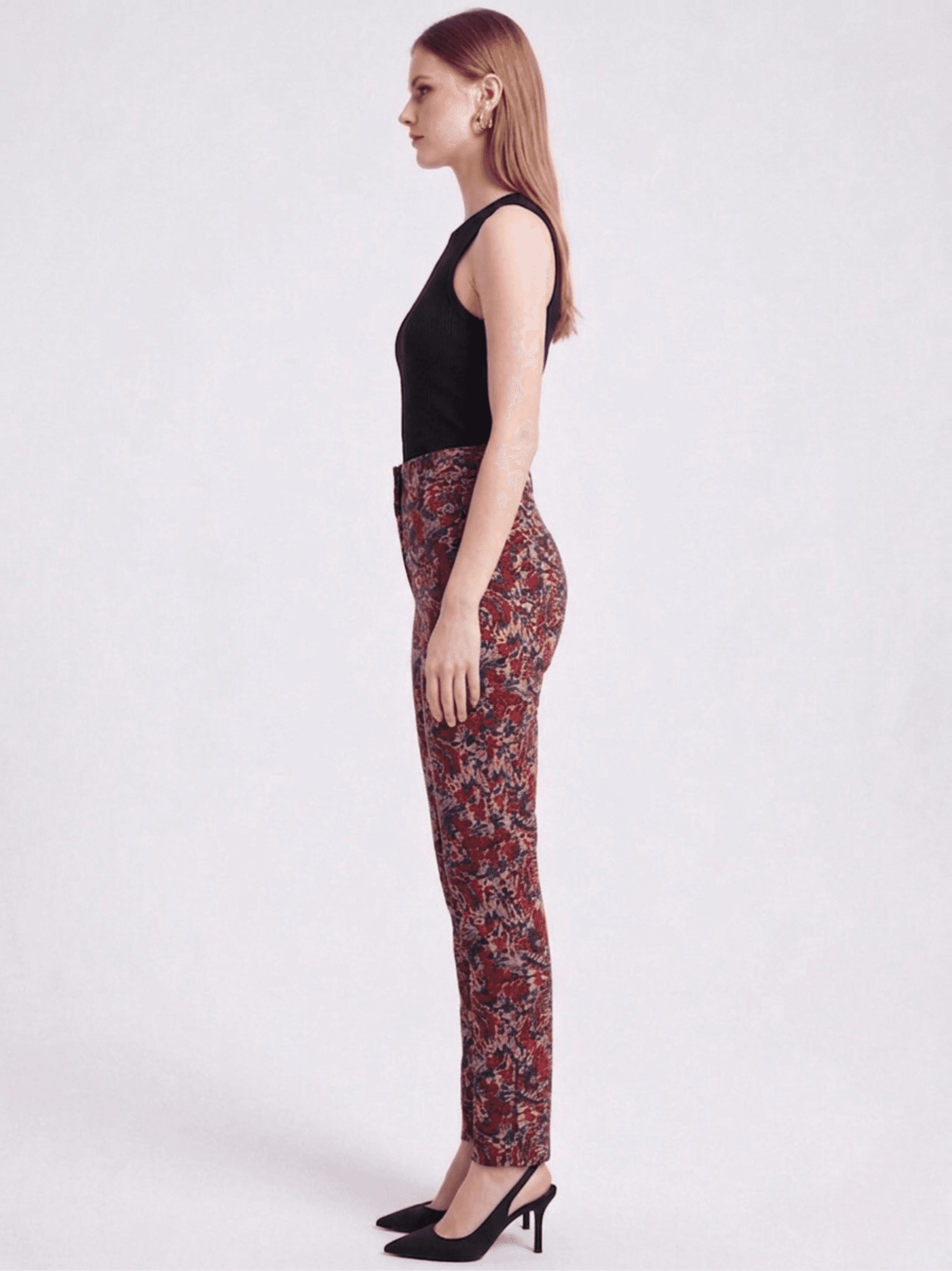 Pantalón Slim Fit con Estampado Psicodélico 3