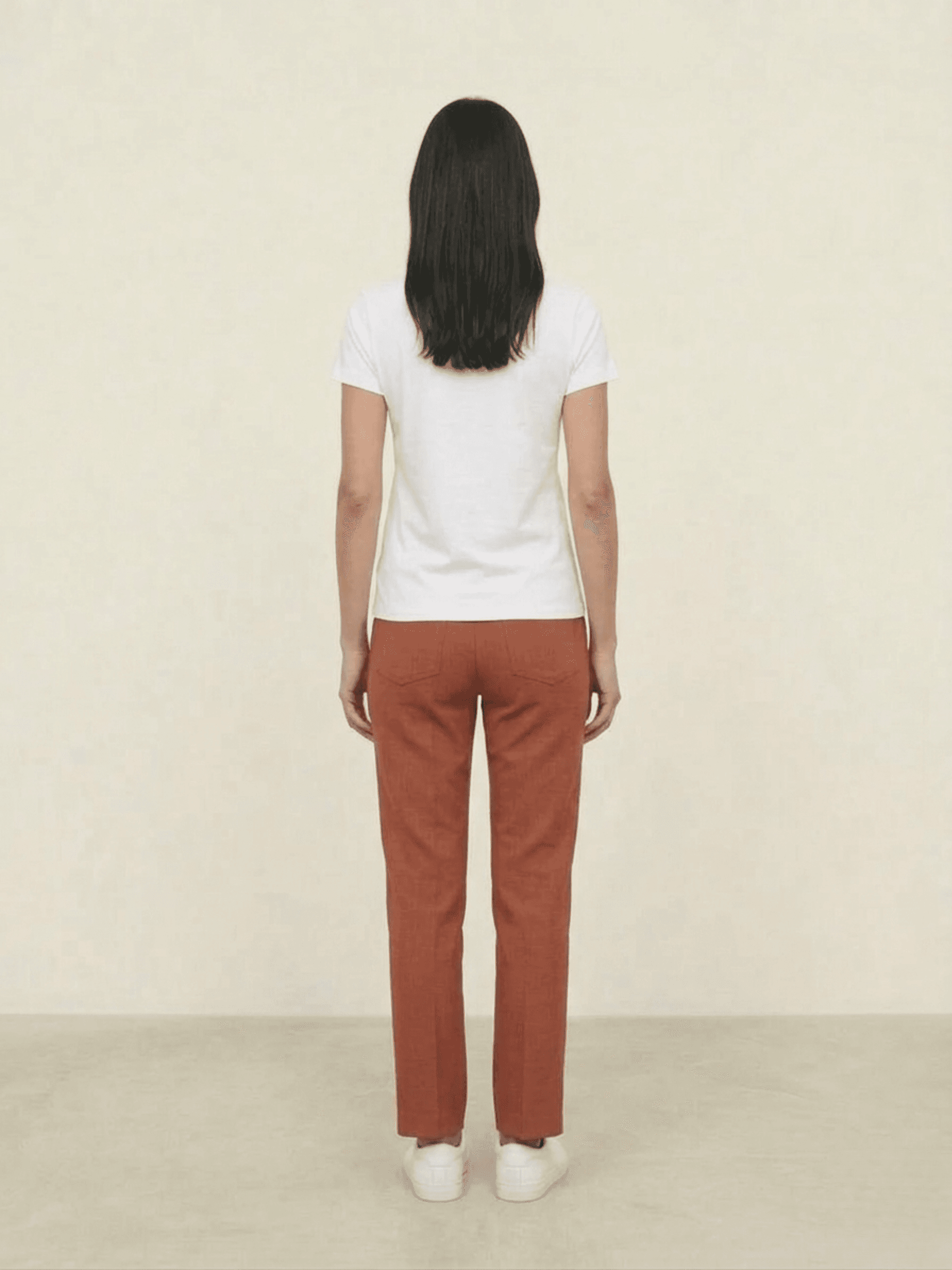 Pantalón Tiro Alto con Abertura Frontal 4