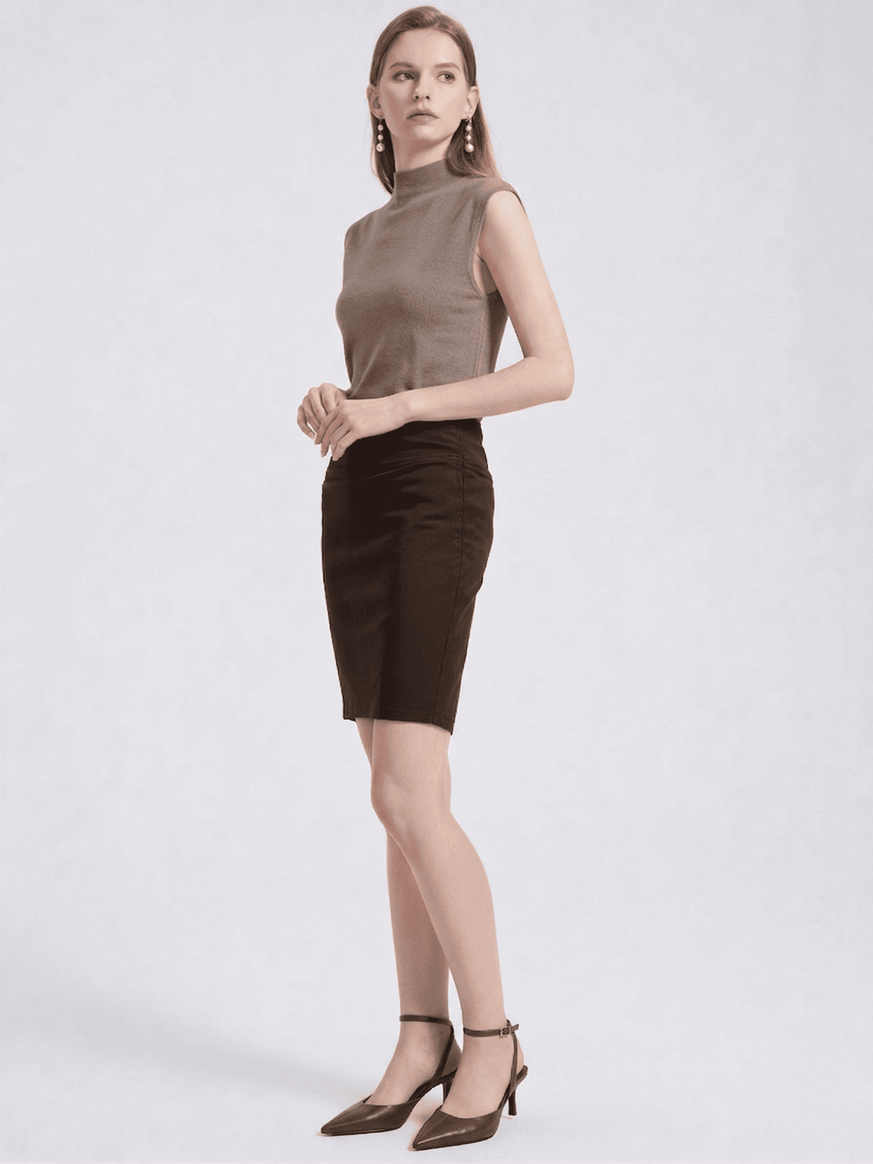 Falda Tubo Terciopelo 1