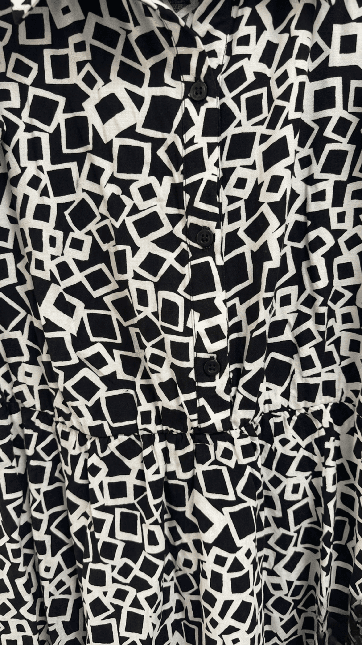 Vestido Midi Estampado Geométrico 2