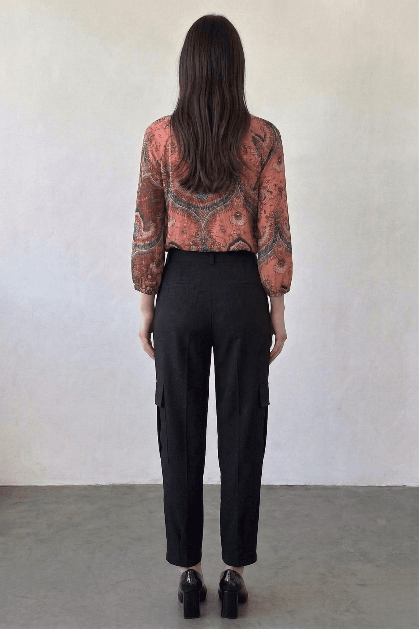 Blusa Fluida Estampado Paisley 4