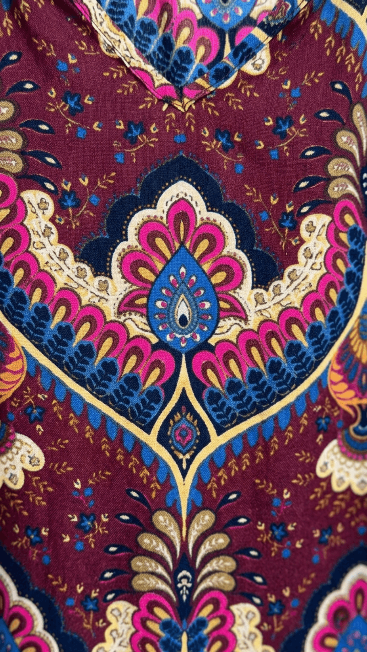 Blusa Fluida Estampado Paisley 2