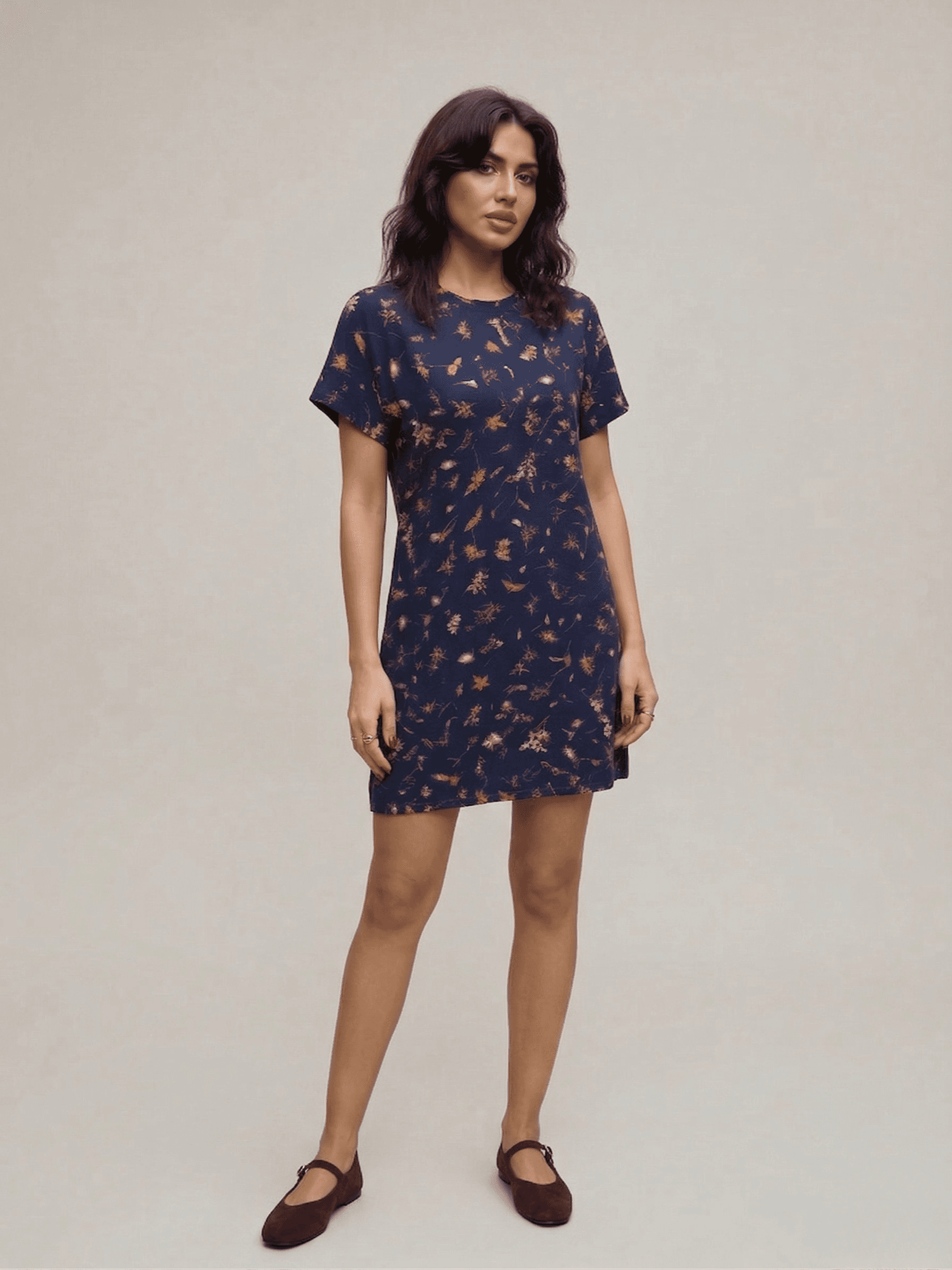 Vestido Corto Estampado 1