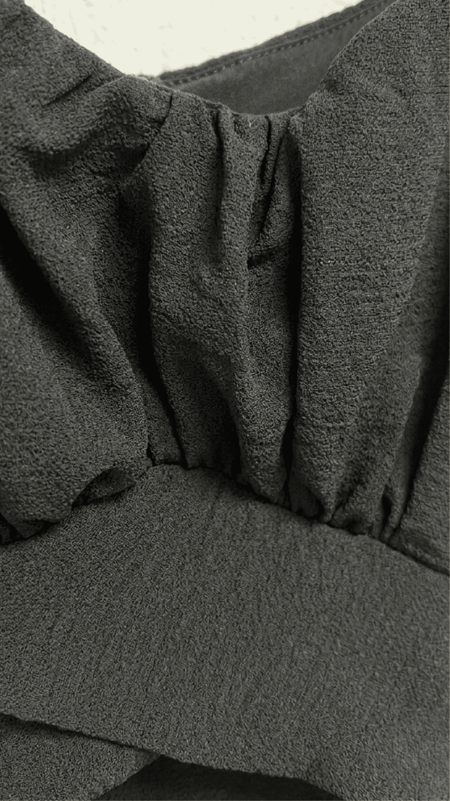 Vestido Midi Punto Negro 2