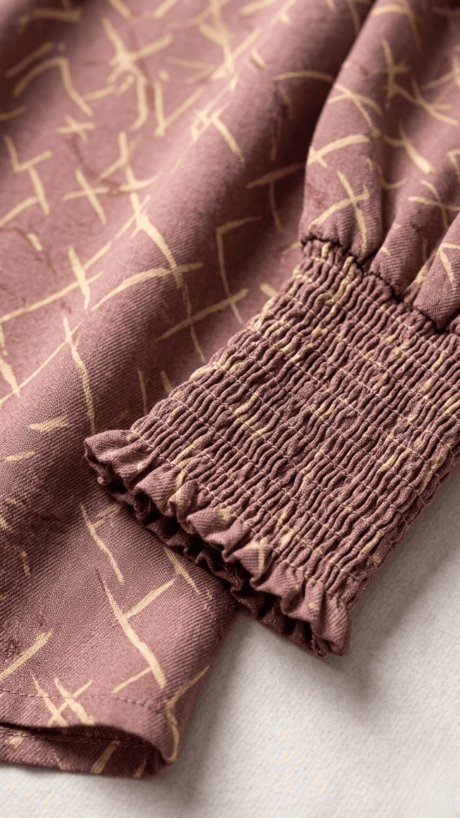 Blusa Fluida Manga Larga con Puño Elástico 2