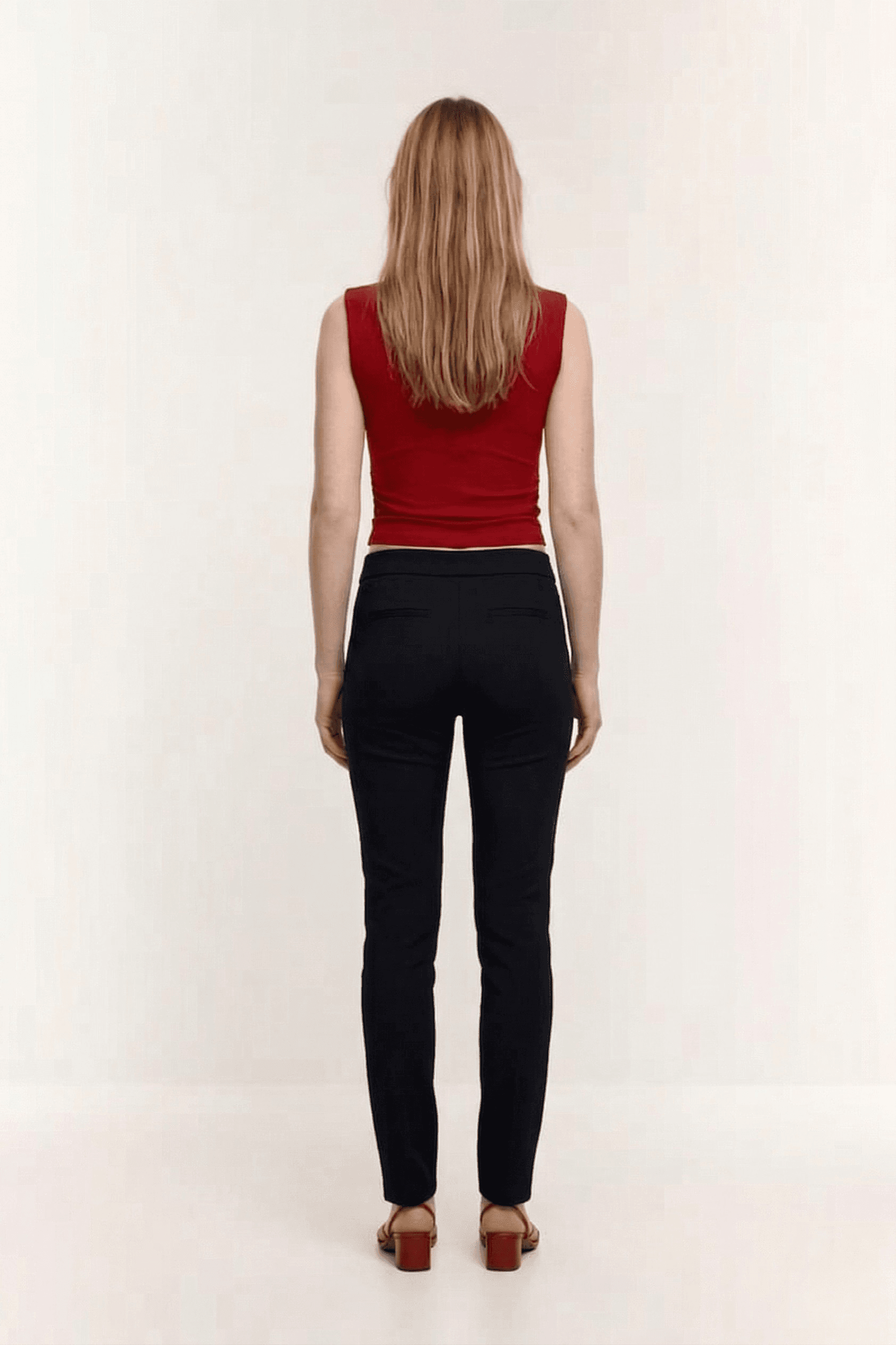 Leggings Punto Ajustado Negro 4